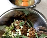チャチャっと☆納豆と卵で簡単チャーハン〜作り方1写真