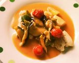 ポークソテー⭐夏野菜あん掛け~ケチャ餡~作り方5写真