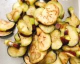茄子と牛肉のカレーオイスター炒め作り方4写真