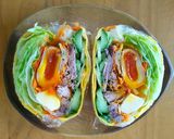 薄焼き卵わんぱくサンド♥低糖質ダイエット作り方4写真