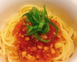トマト&ベーコン 冷製【夏】パスタ作り方5写真