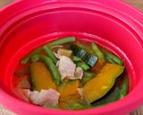 簡単♪かぼちゃといんげんの野菜スープ作り方4写真