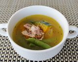 簡単♪かぼちゃといんげんの野菜スープ作り方5写真