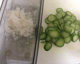 ツナときゅうり、大根おろしのあっさり丼作り方1写真