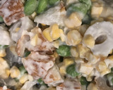 竹輪ととうもろこしと枝豆のかき揚げ作り方2写真
