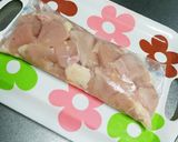 カラーラ カロリーOFF♥️鶏ムネ唐揚げ作り方3写真