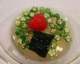 モロヘイヤとオクラのぷるぷる冷製スープ作り方2写真