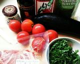 豚肉と夏野菜の炒めものﾊﾞﾙｻﾐｺｿｰｽ作り方1写真