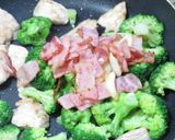 チキンとブロッコリーの濃厚クリームパスタ作り方10写真