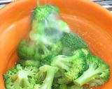 チキンとブロッコリーの濃厚クリームパスタ作り方2写真