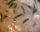 蕎麦湯のお粥(^^)作り方2写真