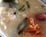 蕎麦湯のお粥(^^)作り方4写真