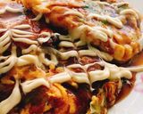 粉なしお好み焼きツナコーンオーロラソース作り方16写真