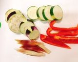 夏野菜天のぶっかけそば作り方1写真