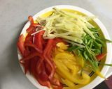 豚肉とパプリカのさっぱり炒め作り方1写真