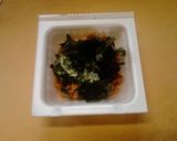 韓国海苔風味の納豆ごはん作り方2写真
