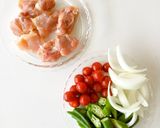 夏野菜と鶏肉☆即席和風カレー作り方1写真