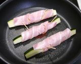 簡単！ジューシー☆ズッキーニベーコン巻き作り方1写真