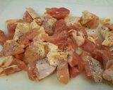 鶏肉と胡瓜の味噌ダレ炒め作り方1写真