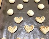 プチ チョコチップ＆キャラメルハートパン作り方6写真