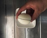 糸でゆで卵を切る！！作り方3写真