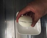 糸でゆで卵を切る！！作り方4写真