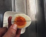 糸でゆで卵を切る！！作り方6写真