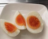 糸でゆで卵を切る！！作り方7写真