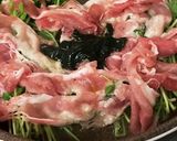 豚肉と豆苗のジェノベーゼ作り方5写真
