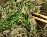 豚肉と豆苗のジェノベーゼ作り方6写真
