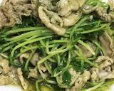 豚肉と豆苗のジェノベーゼ作り方7写真