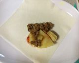 納豆と新じゃがの揚げない春巻き作り方3写真