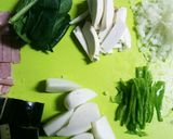 簡単、ベーコンと野菜のリゾット！作り方2写真