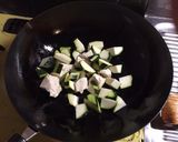 豆腐とズッキーニのシンプル炒飯作り方4写真
