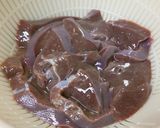 レバー焼いてから、カレー炒め♪作り方2写真