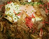鶏そぼろでそばめし(´ω｀)作り方4写真