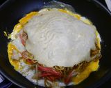 簡単！焼きそばリメイク☆モダン焼き作り方5写真