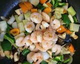 海老と野菜のあっさり炒め作り方5写真