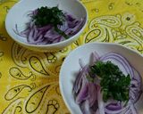 ☆簡単おかず☆赤玉ねぎと大葉のポン酢がけ作り方3写真