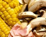 マッシュルームのコーンバター醤油炒め作り方1写真