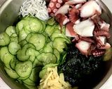 タコと胡瓜の酢の物作り方1写真