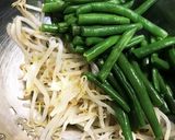 いんげん、もやしの簡単胡麻和え♪作り方2写真