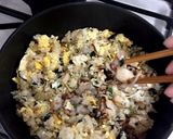 ふんわり卵チャーハン（卵もう取り出さない作り方4写真