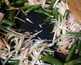 インゲンと新生姜の炒め物作り方5写真