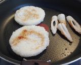 きんぴらを使って☆簡単ライスバーガー作り方6写真