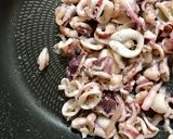 ヤリイカとトマトの冷たいパスタ作り方5写真