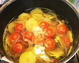 話題のもち麦で！夏にぴったり♡冷静スープ作り方3写真