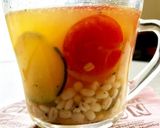 話題のもち麦で！夏にぴったり♡冷静スープ作り方6写真