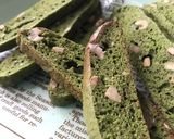 抹茶とバナナとクルミのビスコッティ作り方6写真