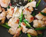 柔らか鶏胸肉の梅しそチーズ炒め作り方5写真